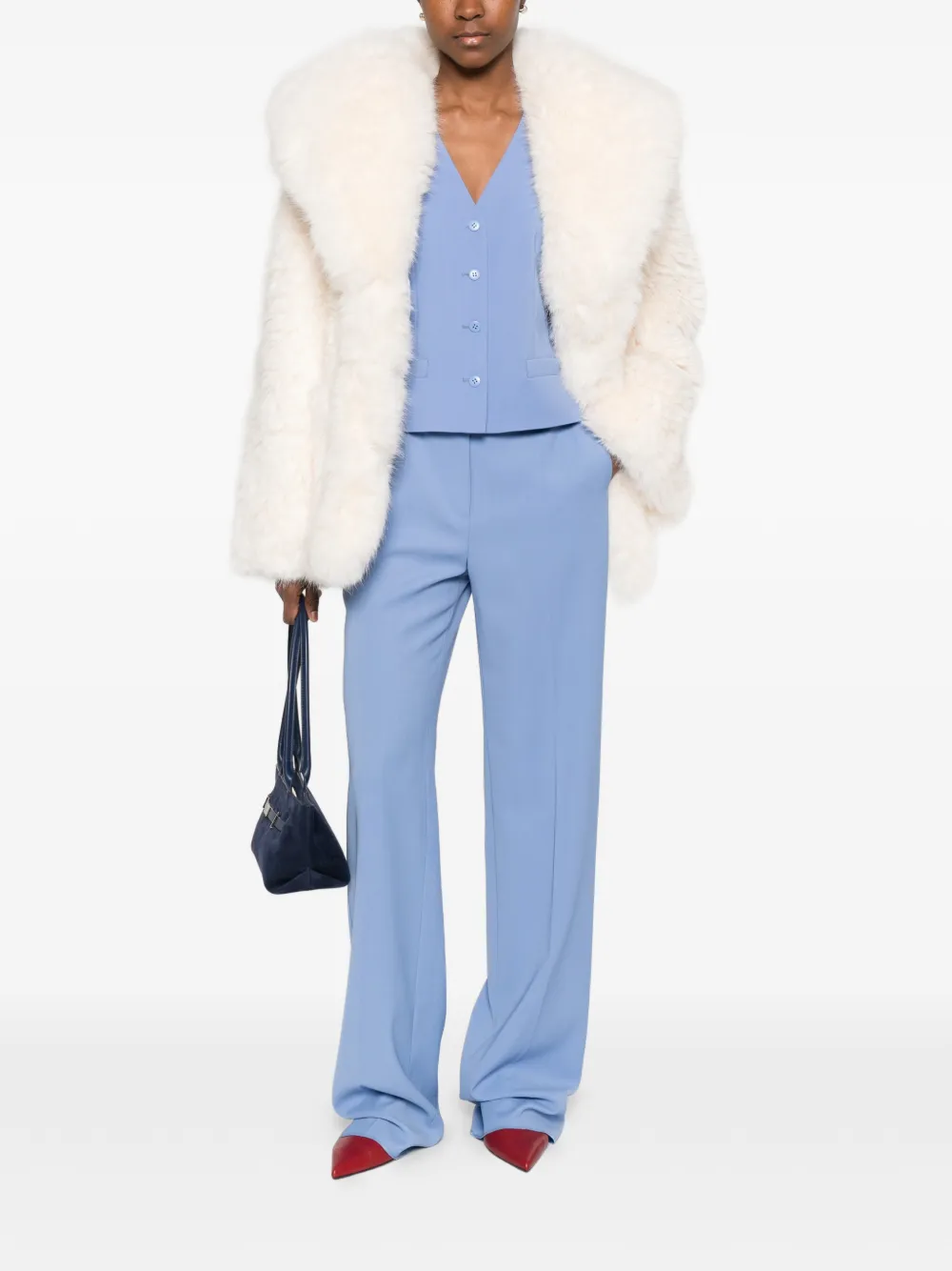  Max Mara Chaleco Mstmadia Con Botones - Azul 