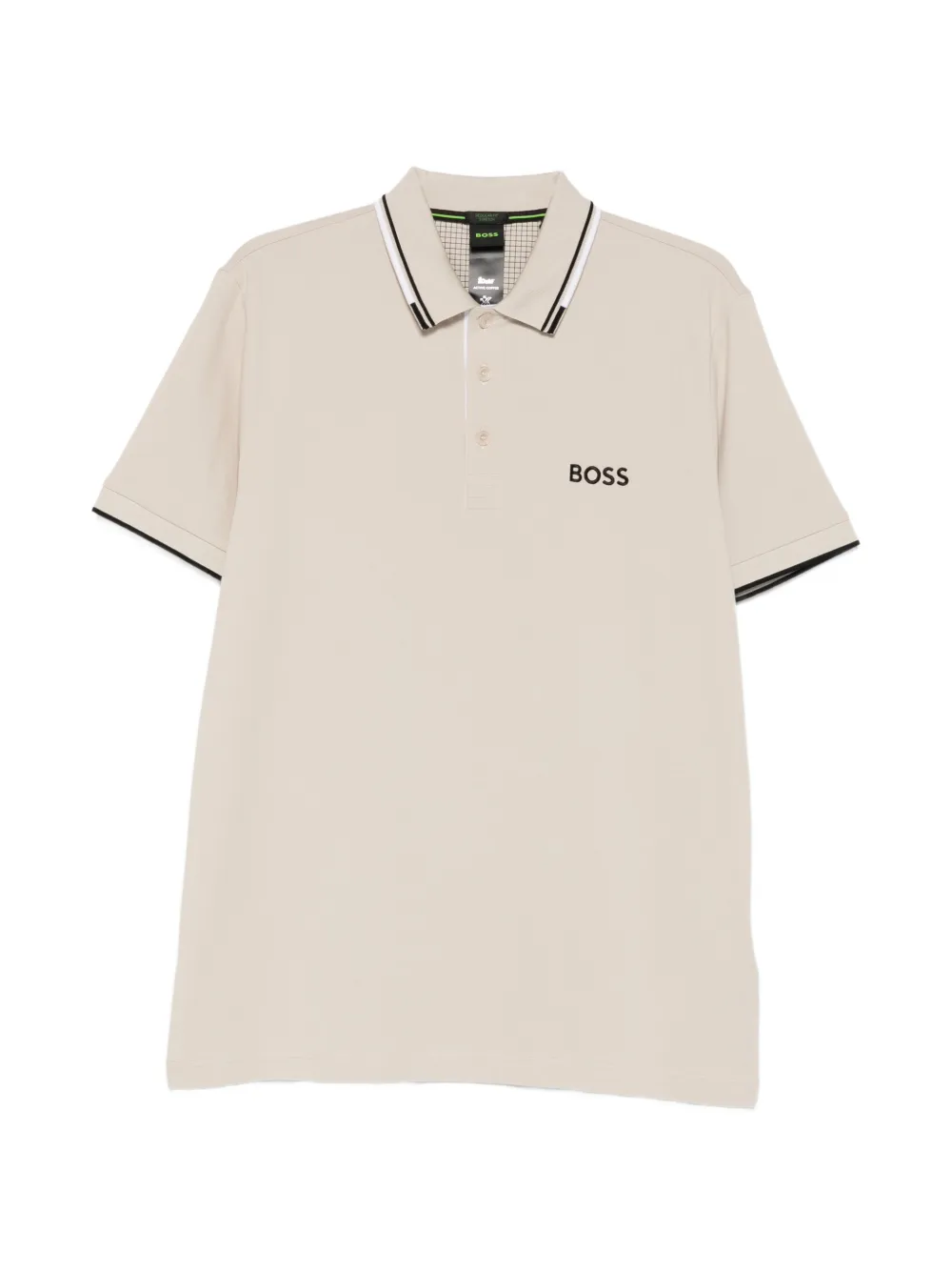 BOSS short-sleeve polo shirt - Toni neutri