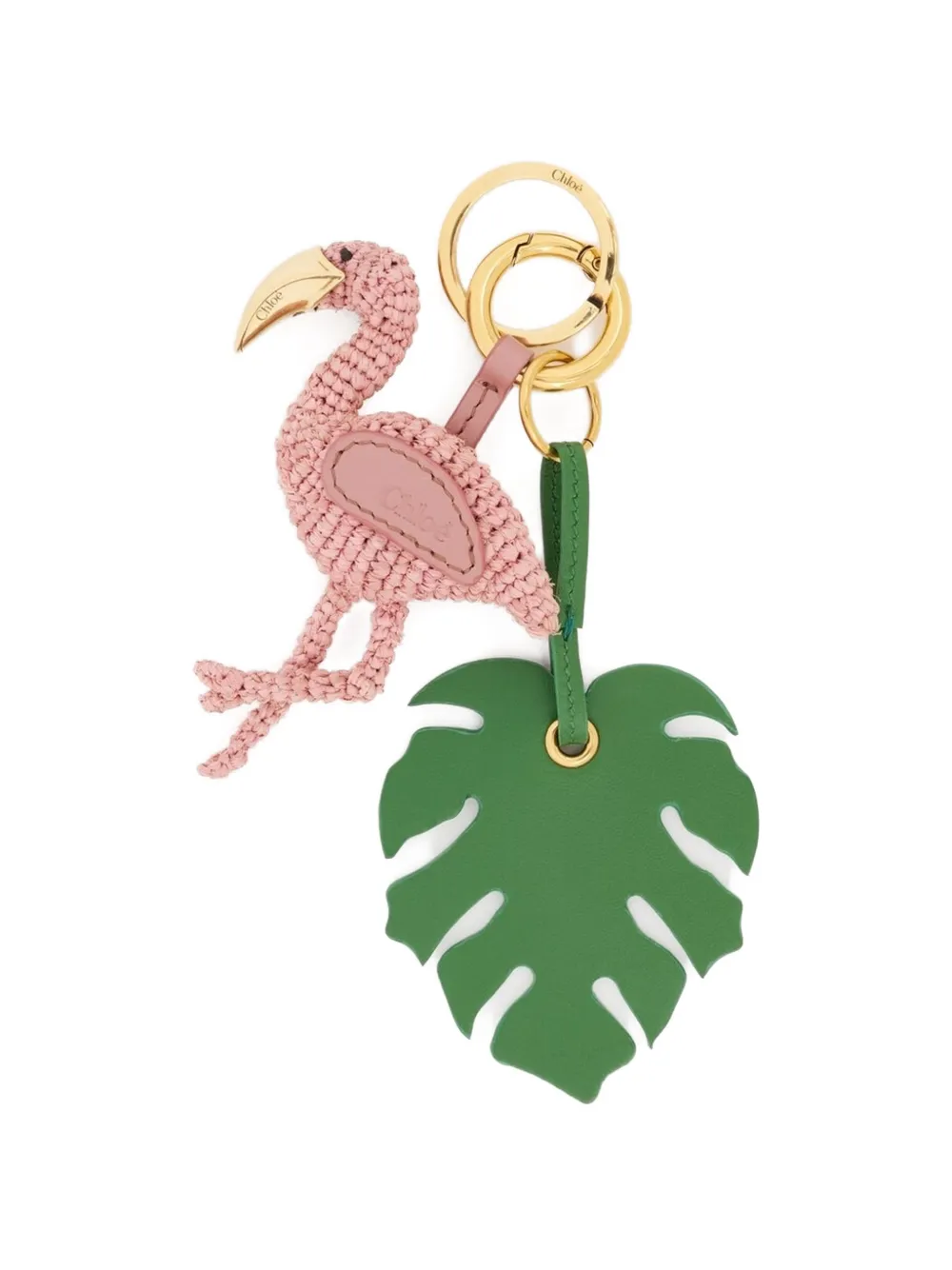 Chloé flamingo leaf travel accessory - Rosa