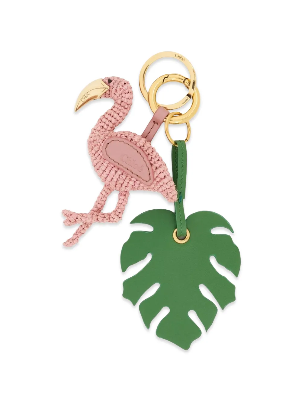Chloé flamingo leaf travel accessory - Rosa
