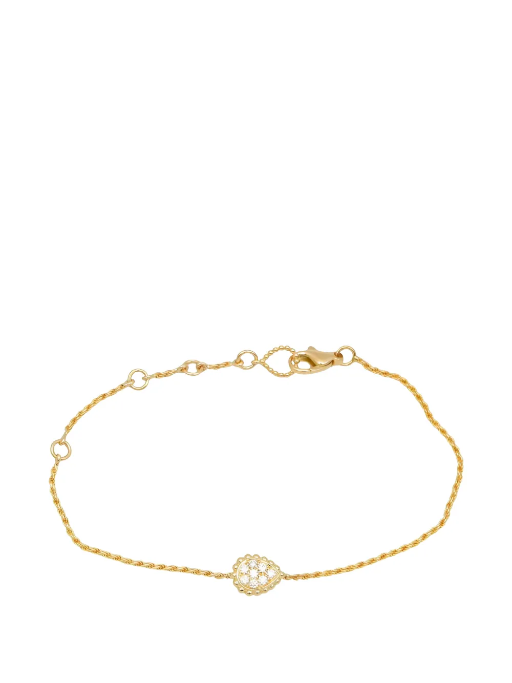 Boucheron Pre-Owned 2010s 18kt yellow gold diamond bracelet - Oro