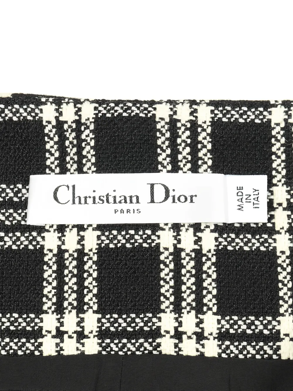 2010s Plaid Box-Pleats Skirt