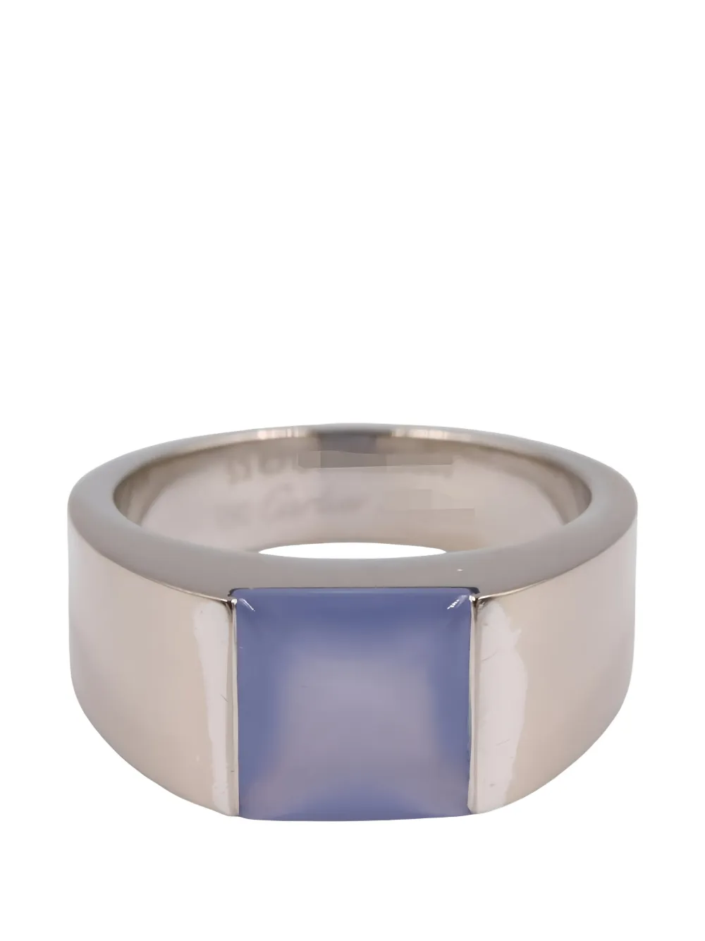 Cartier 2010s Tank chalcedony ring - Argento