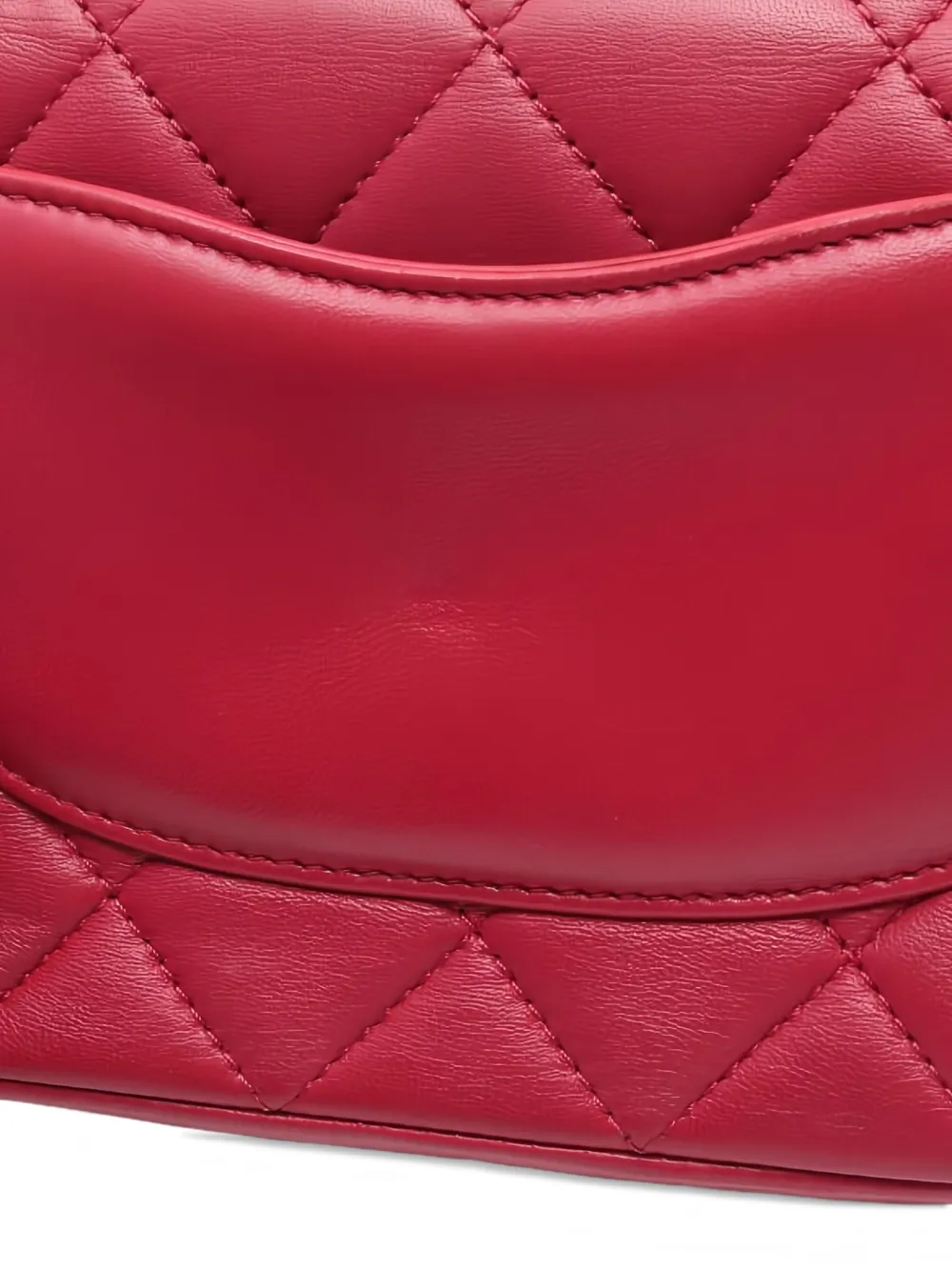 2016-2017 Diamond-Quilting Leather Tote Bag