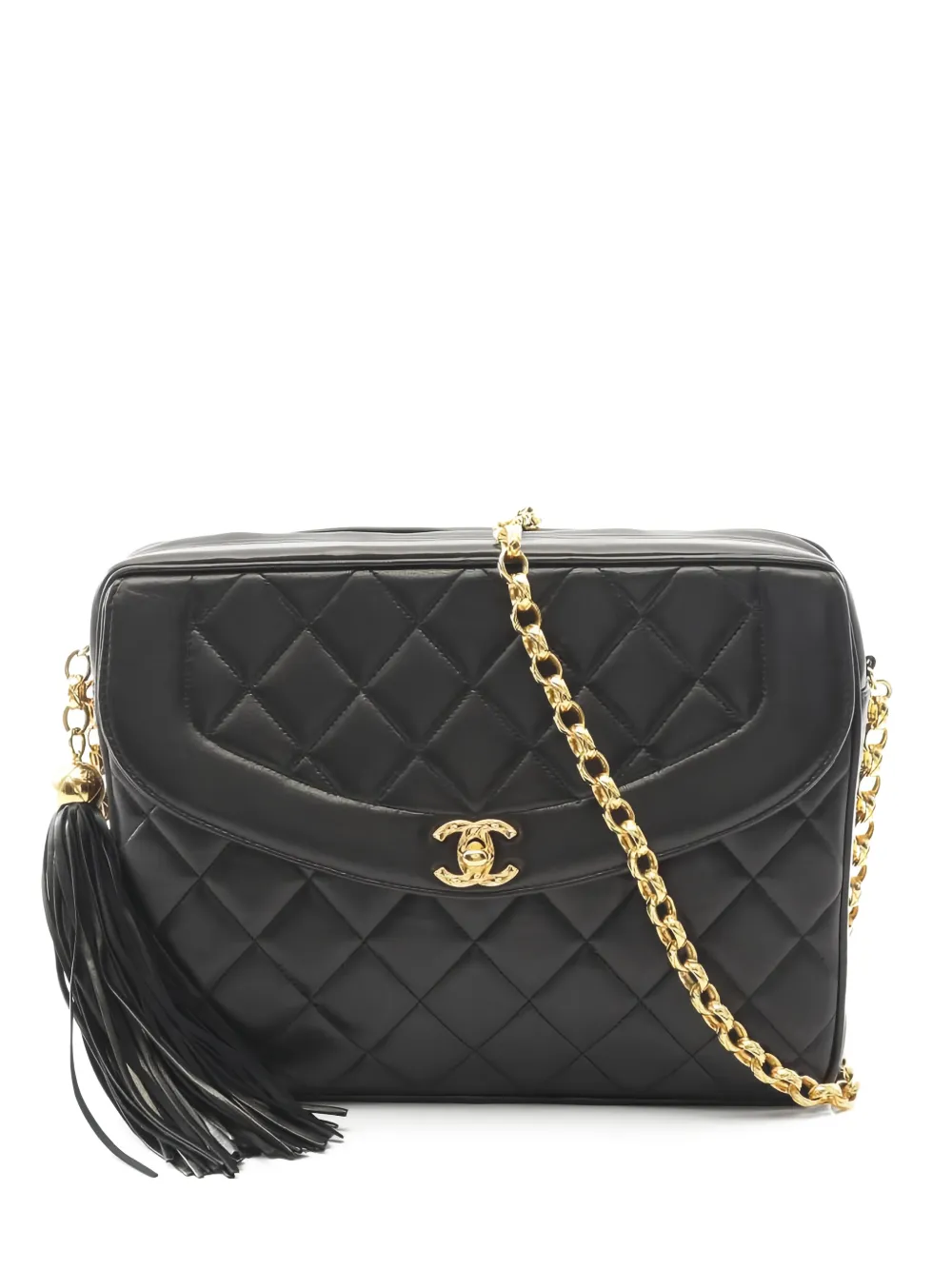 CHANEL Pre-Owned 1991-1994 Diana matelassé chain shoulder bag - Nero