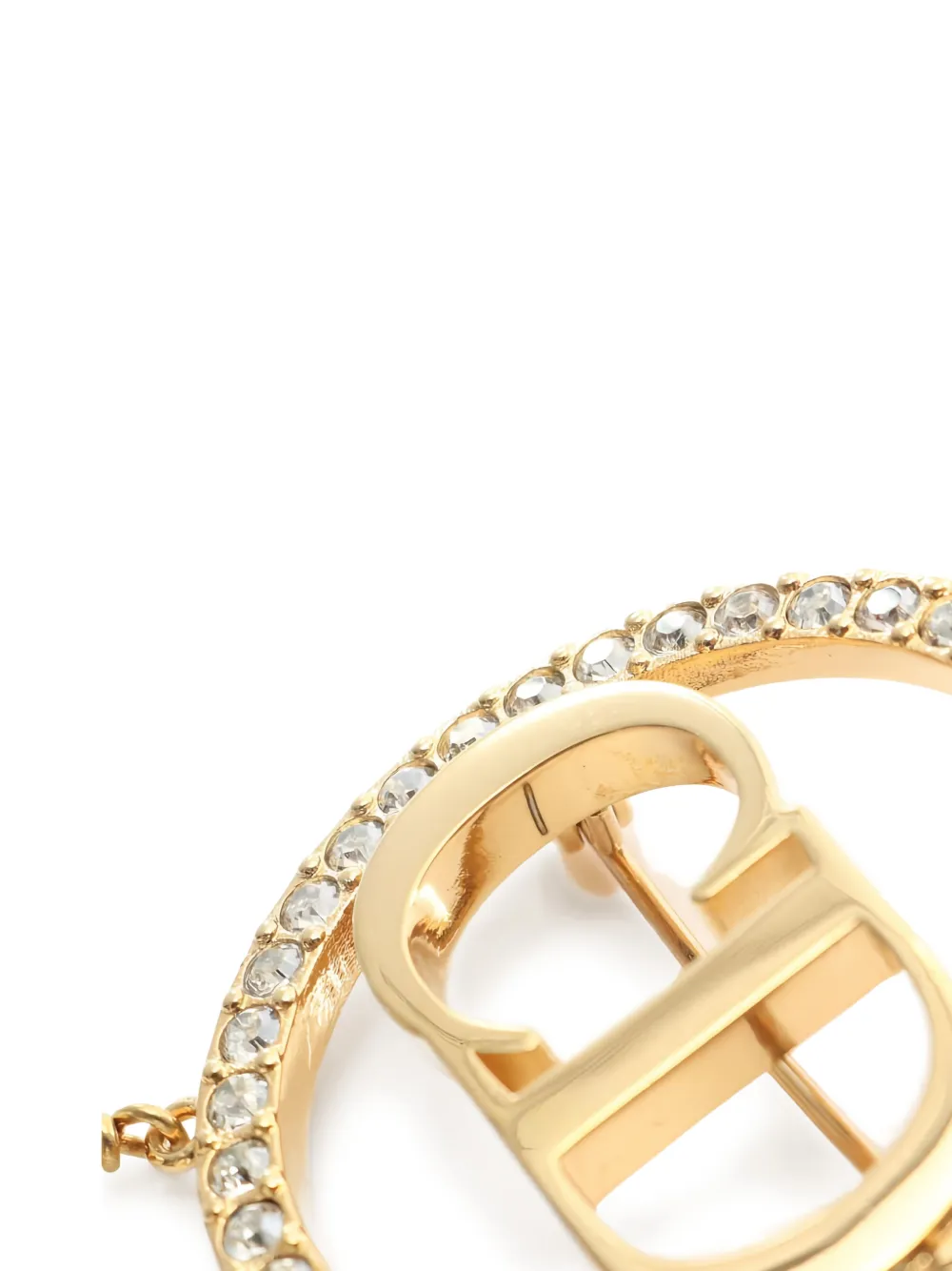 Christian Dior　ラインストーン　ゴールドカラー　ブローチ　リボン 20240325_153018451.jpg