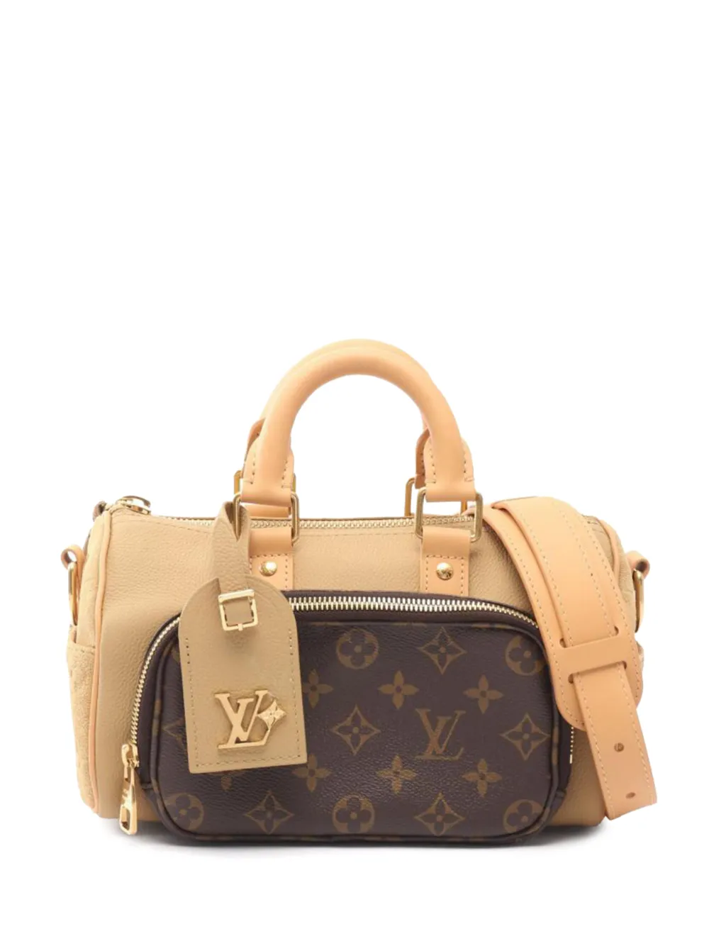 Louis Vuitton Pre-Owned 2010s 25 Keepall Bandouliere Monogram tote bag - Nude