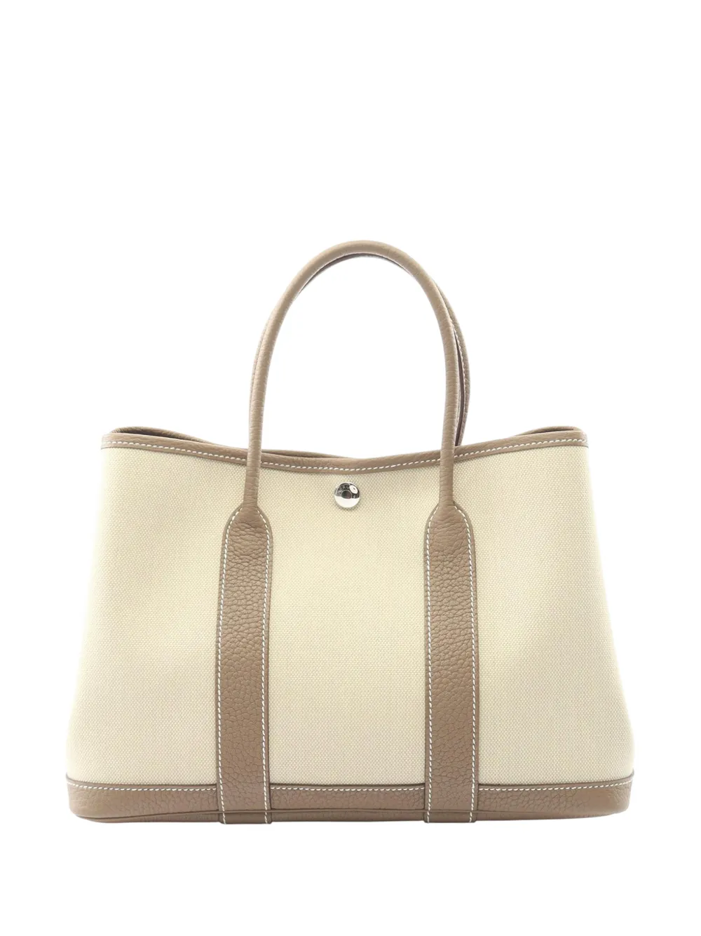 Hermès Pre-Owned 2024 Toile Garden Party TPM tote bag - Marrone