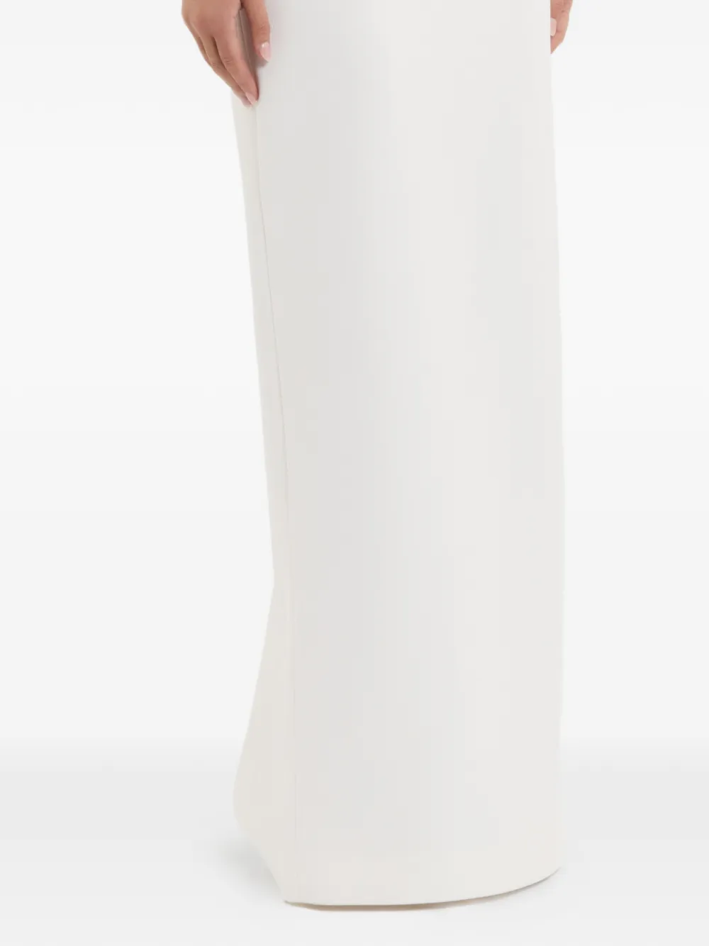 Rebecca Vallance Silas asymmetrische maxi-jurk Wit