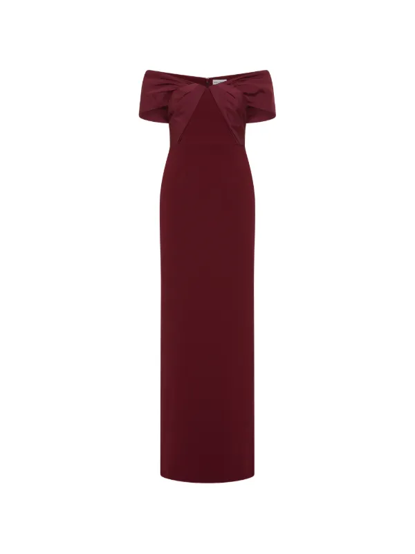 rebecca vallance dress red The off-shoulder silhouette, now in red. #RebeccaVallance