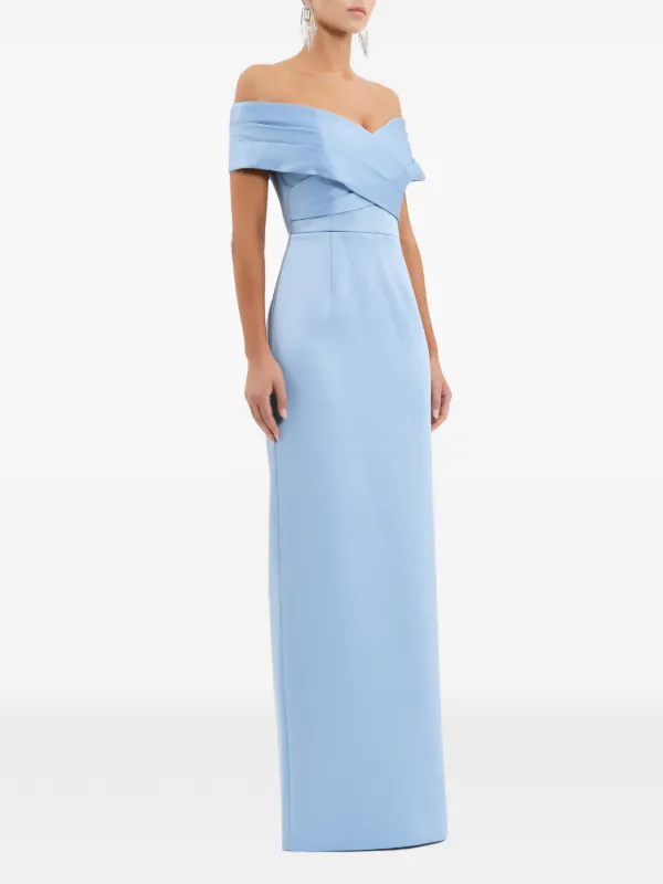 Rebecca Vallance Kai off-shoulder Maxi Dress | Blue