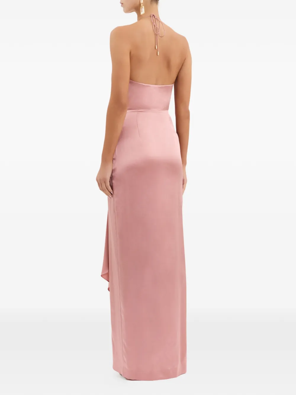 Rebecca Vallance Billy maxi-jurk met V-hals Roze