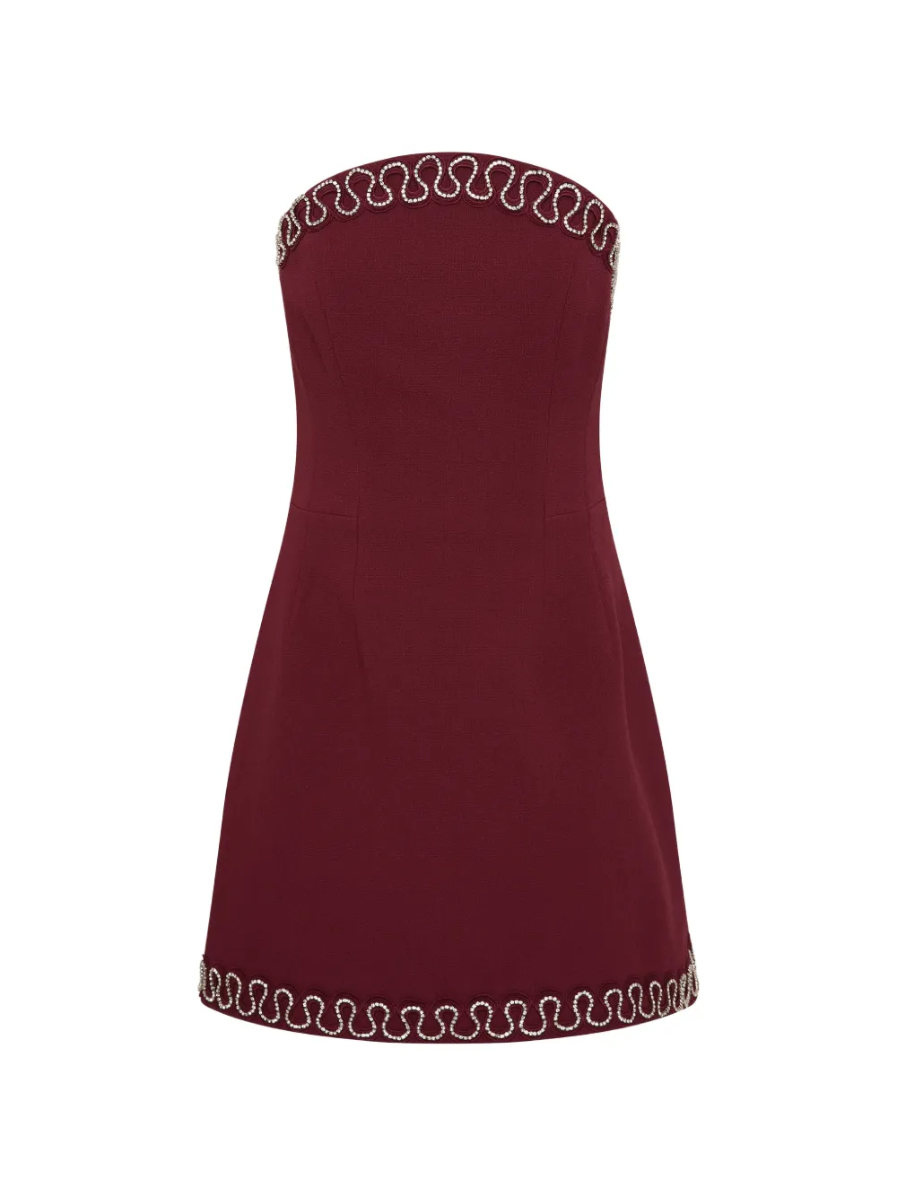 Rebecca Vallance Abito senza spalline - Rosso