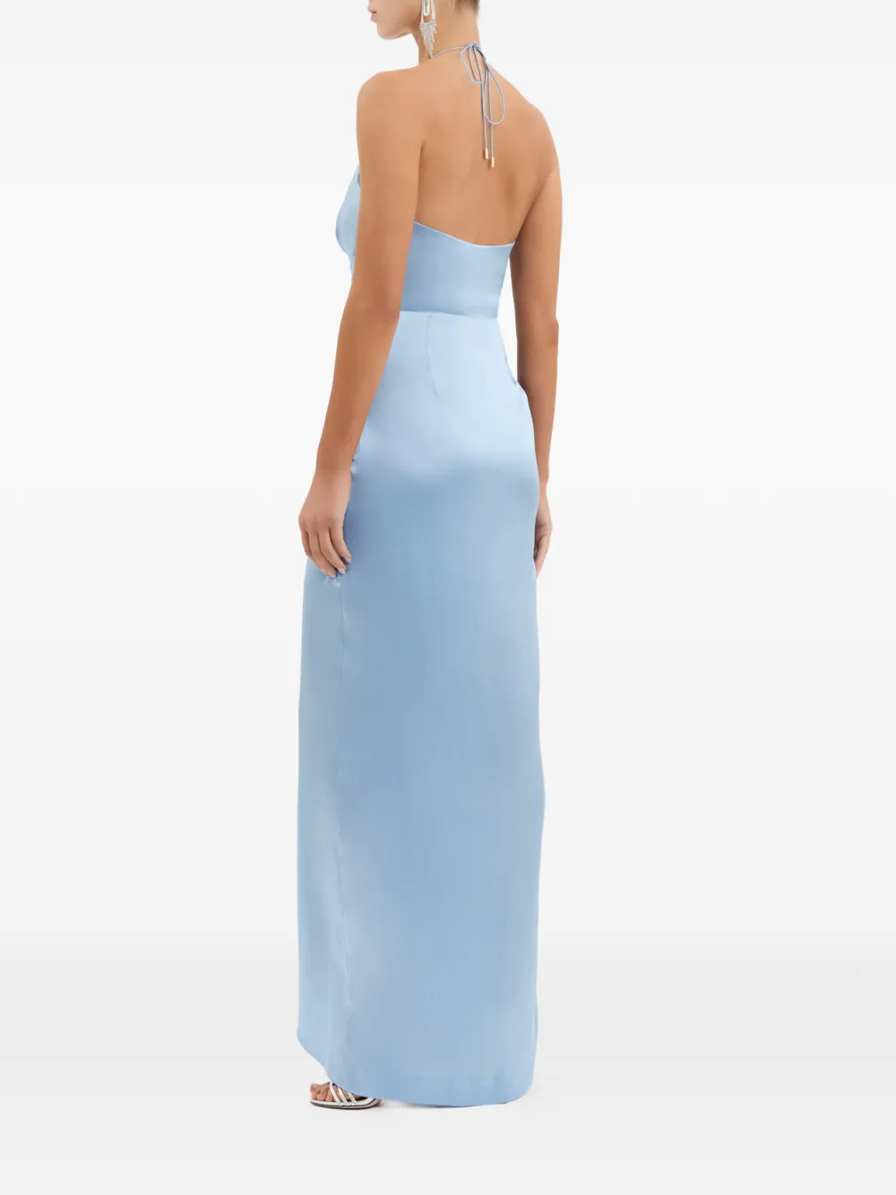 Rebecca Vallance Billy maxi-jurk met V-hals Blauw
