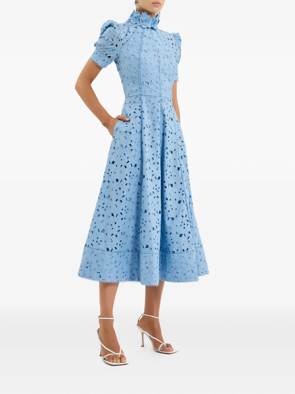 Rebecca Vallance Kitsu high-neck midi dress - thumbnail 3 of 5