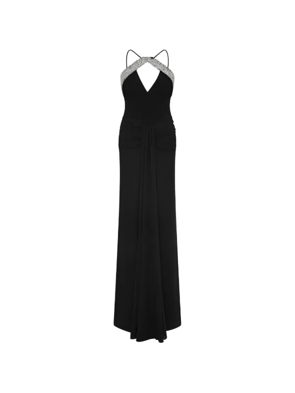rebecca vallance evening dresses Rebecca Vallance Mischa Long Sleeve Maxi Dress