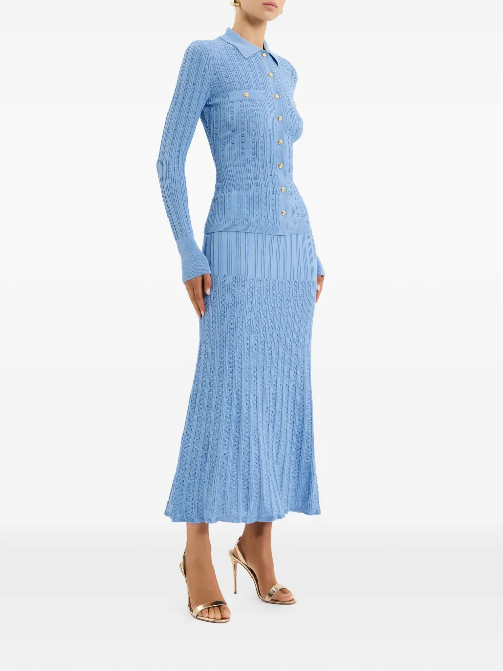 Rebecca Vallance Natalie midi-rok Blauw