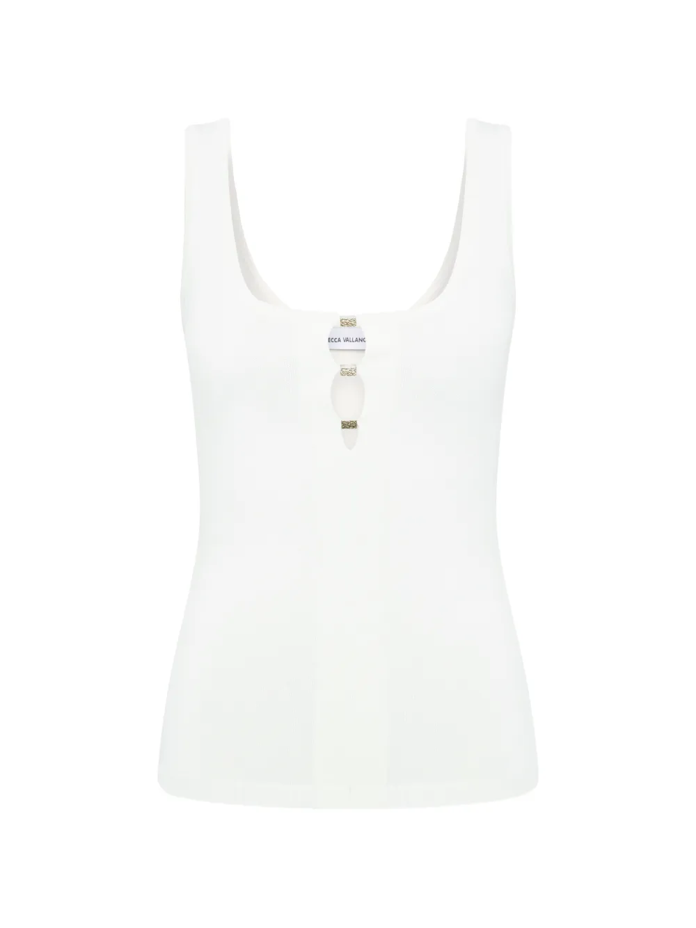 Rebecca Vallance Top Lorcan con dettaglio cut-out - Bianco