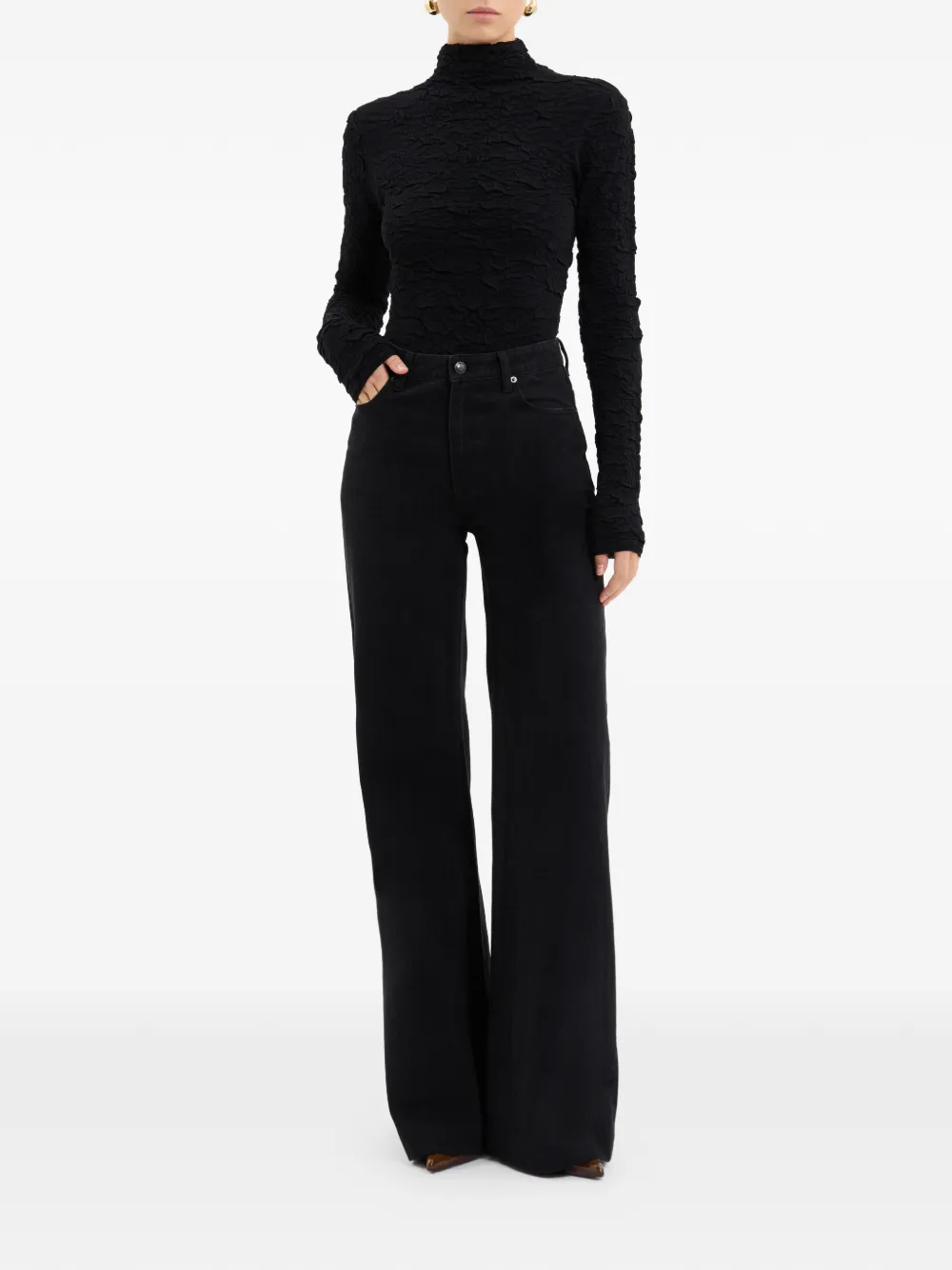 Rebecca Vallance Dayton top Zwart