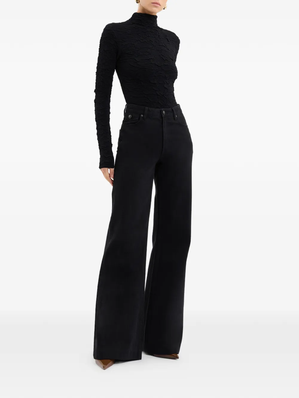 Rebecca Vallance Dayton top Zwart