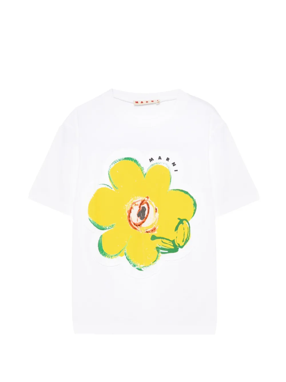Marni Kids T-shirt con stampa - Bianco