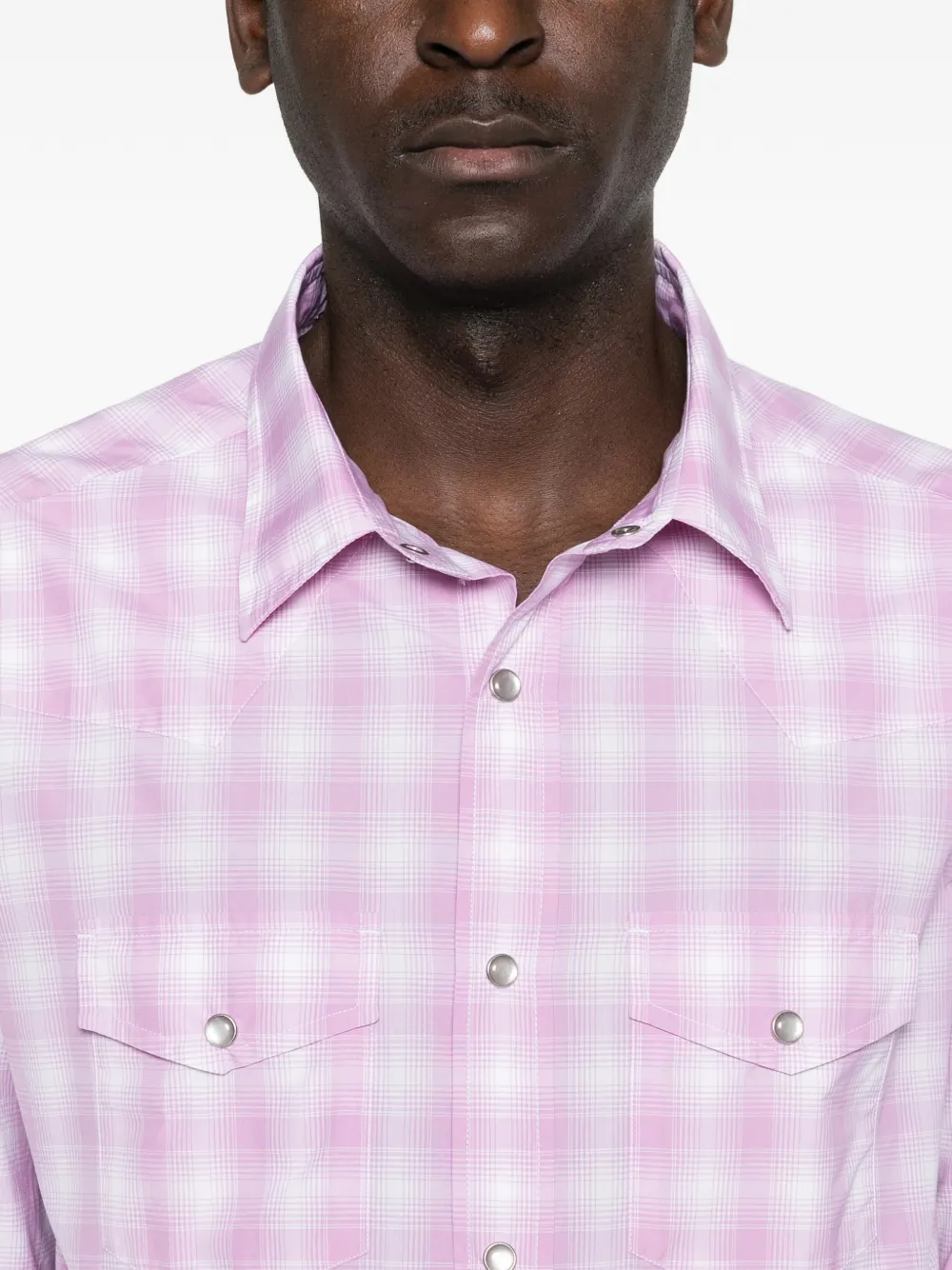 TOM FORD Overhemd met borstzak Roze