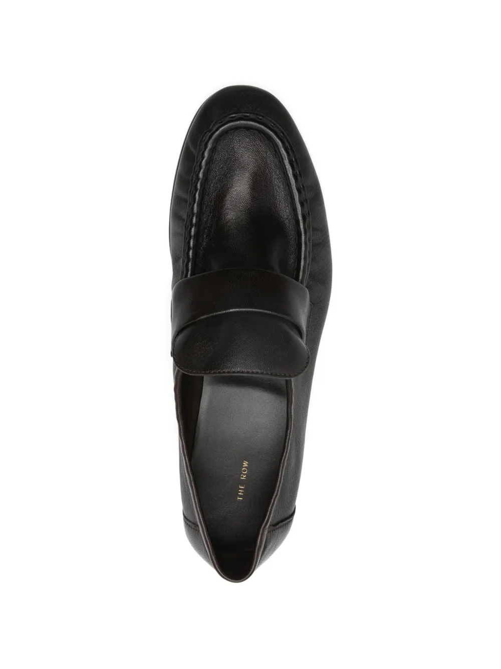 The Row Leren loafers Bruin