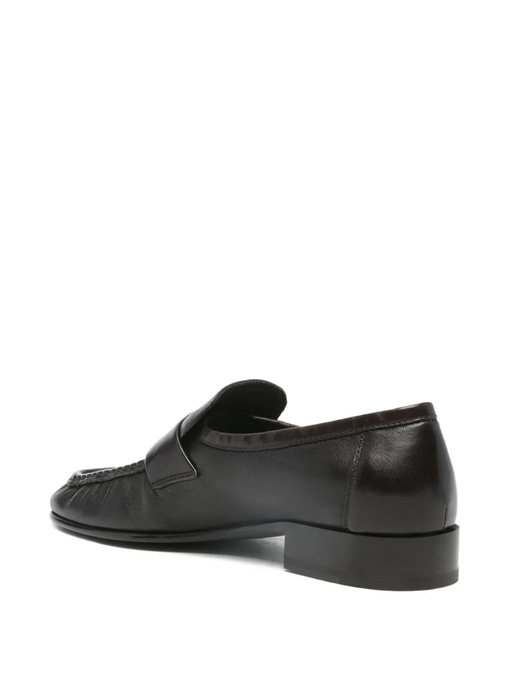 The Row Leren loafers Bruin