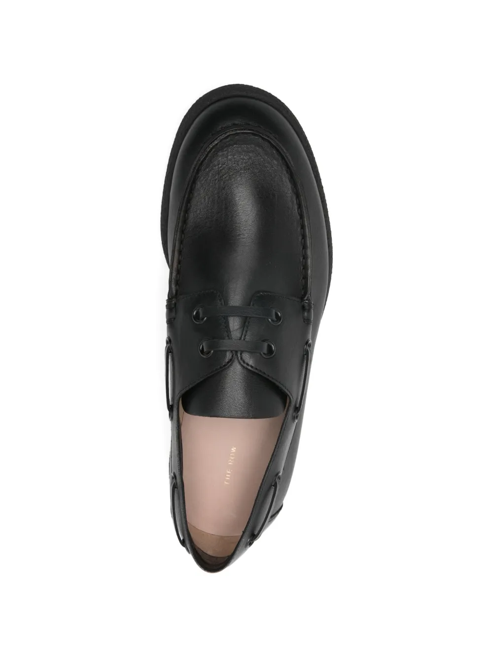 The Row Bootschoenen met veters Zwart
