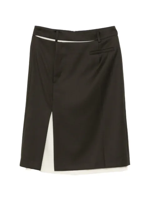 YCH многослойная юбка миди