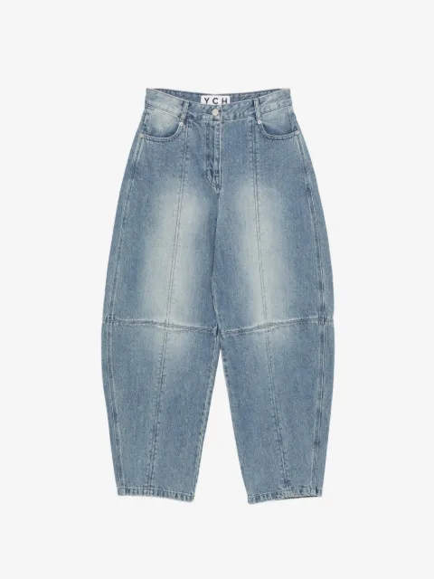 YCH seam-detail jeans