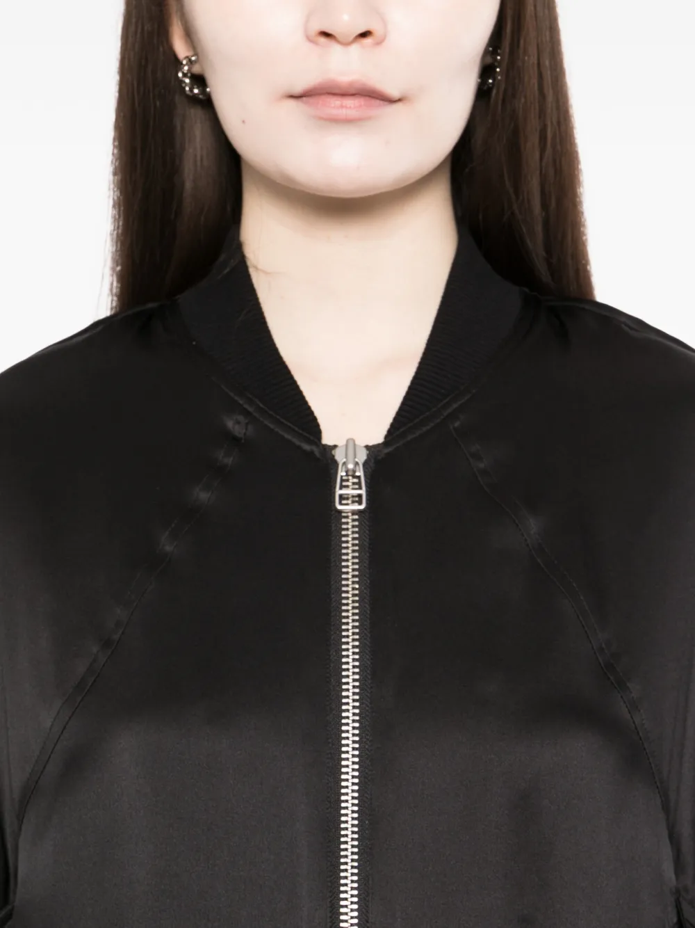 Silk Bomber Jacket