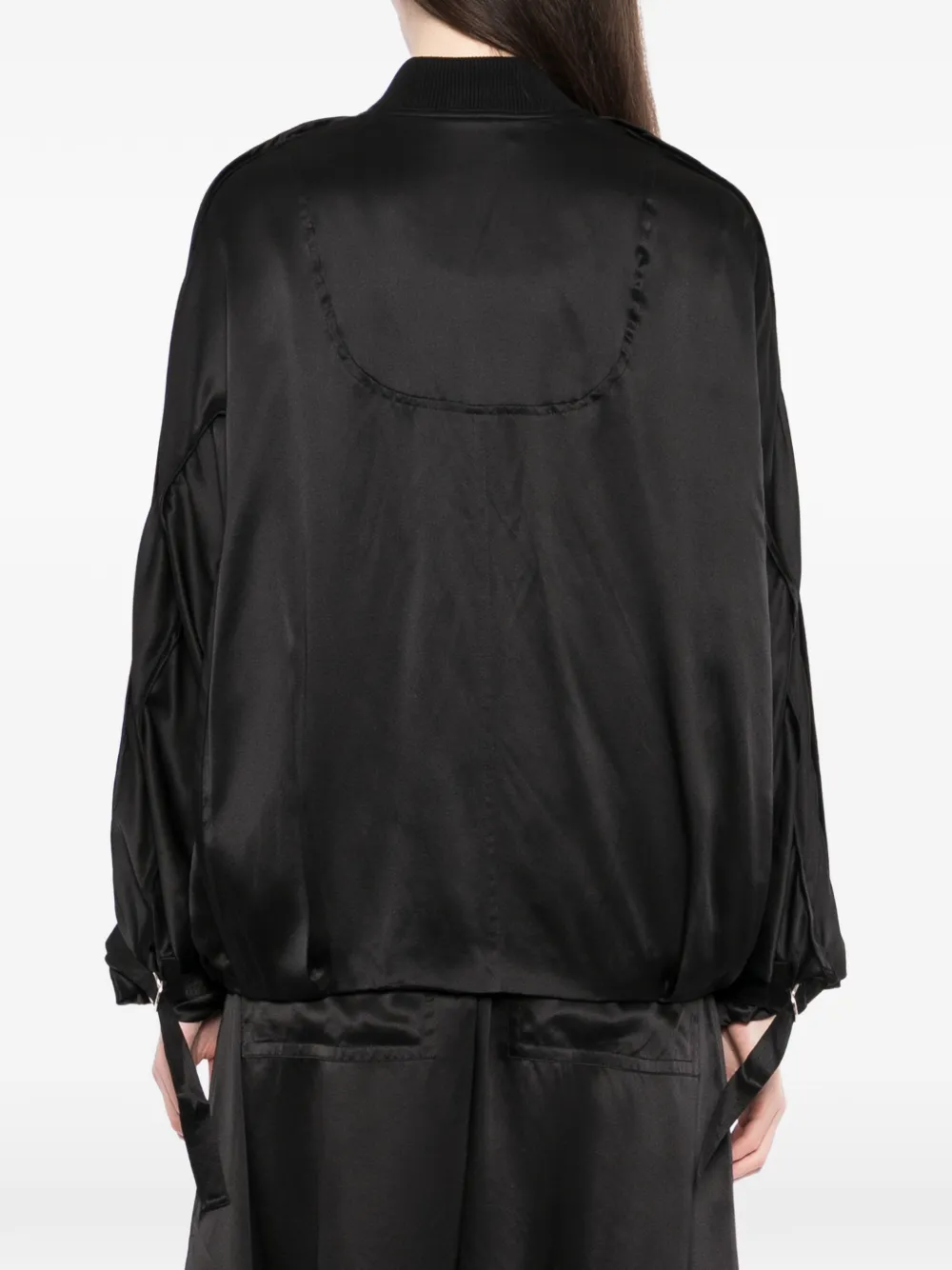 Silk Bomber Jacket