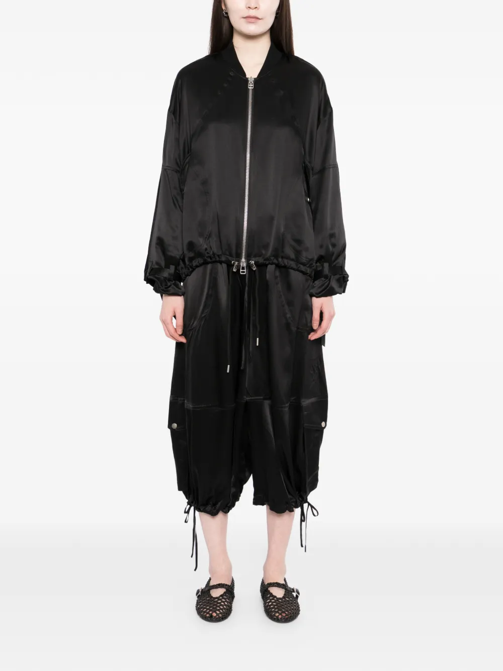 Silk Bomber Jacket