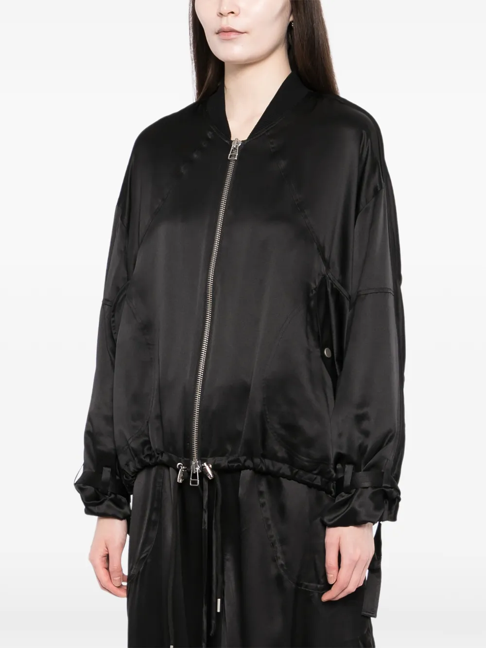 Silk Bomber Jacket