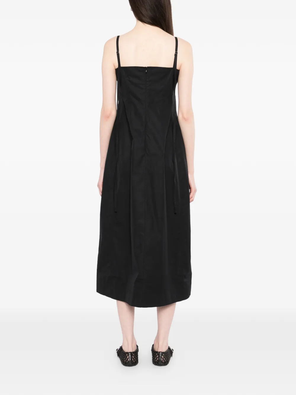 Bustier-Cut Midi Dress