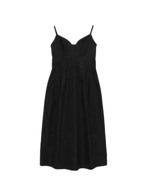Co bustier-cut midi dress