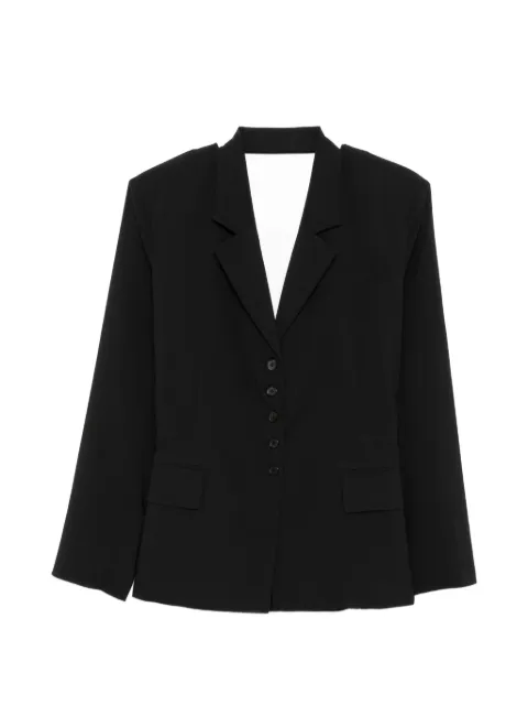 YCH single-breasted blouse