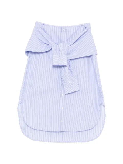 YCH striped midi skirt