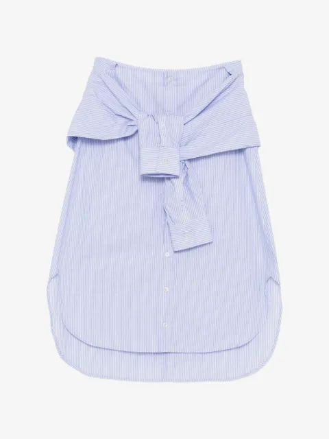YCH striped midi skirt