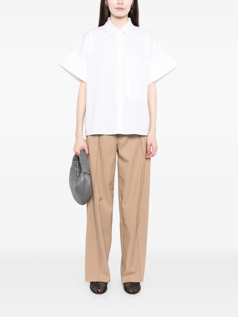  Co Collection Pleated Belted Trousers - Neutrals 