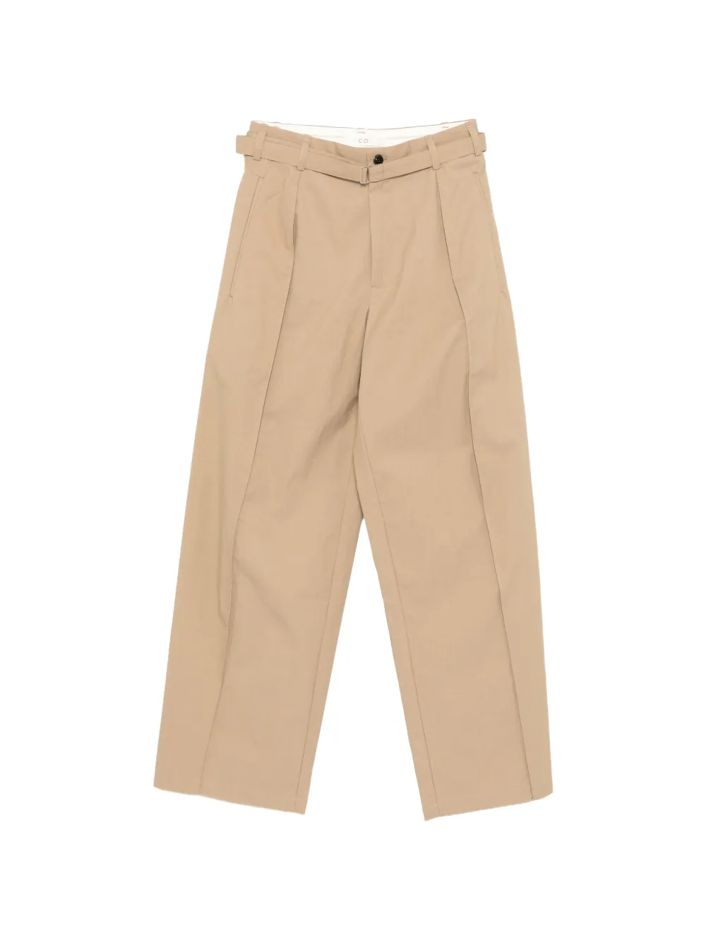 CO COLLECTION Pantaloni plissé con cintura - Toni neutri