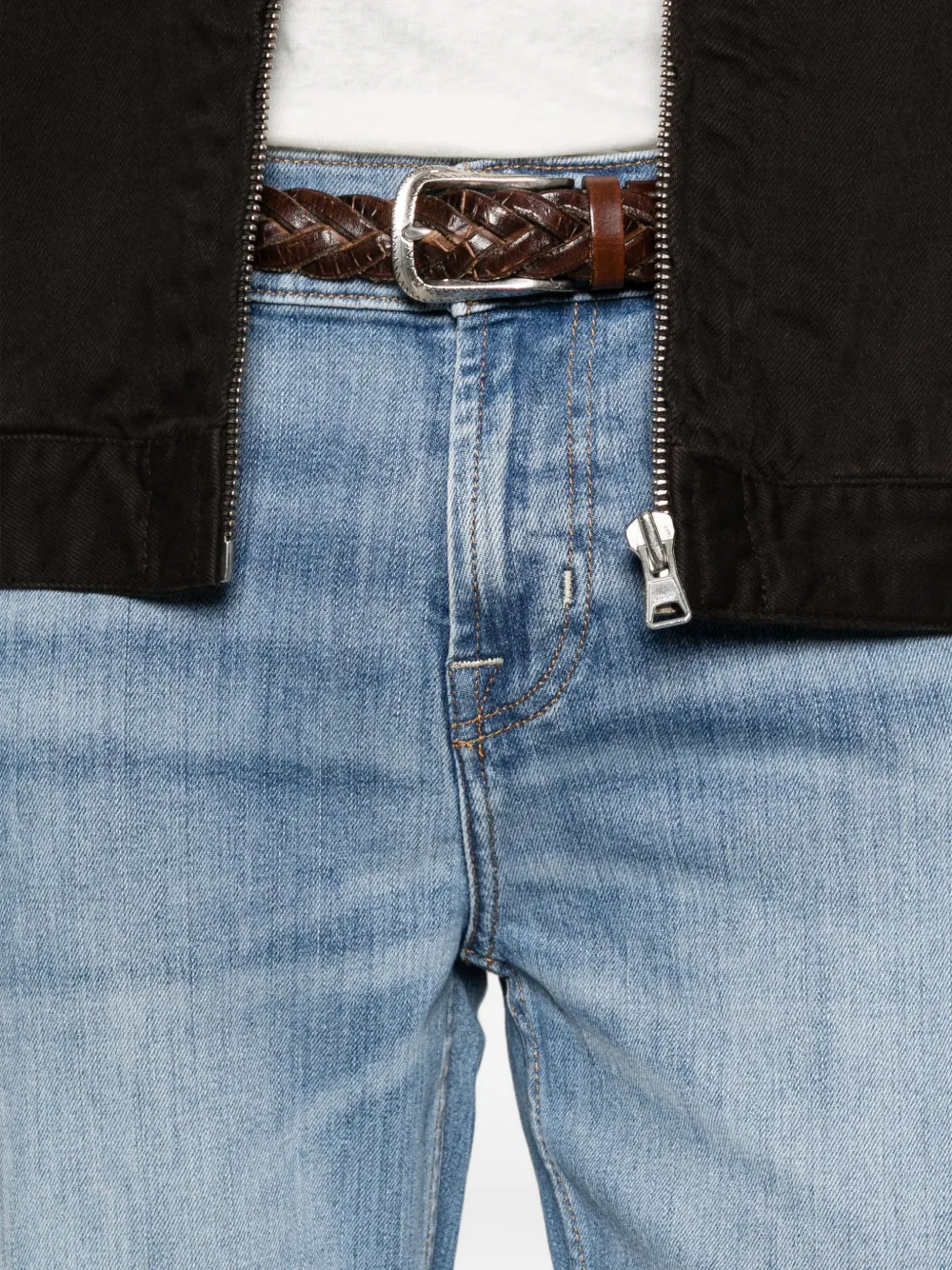 7 For All Mankind Slimmy denim jeans Blauw