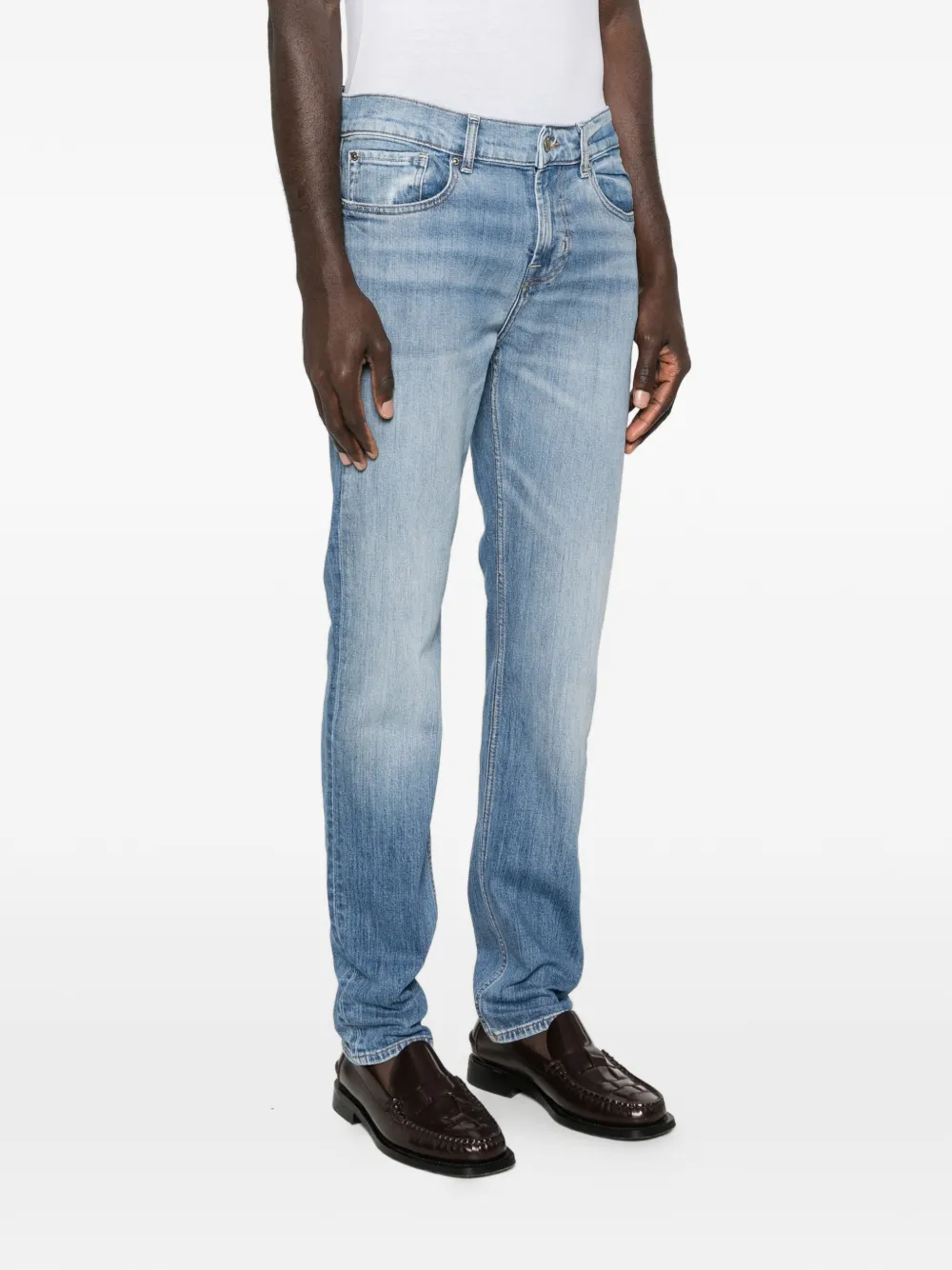7 For All Mankind Slimmy denim jeans Blauw