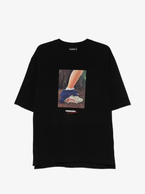DSQUARED2 x Felix Chesher print T-shirt