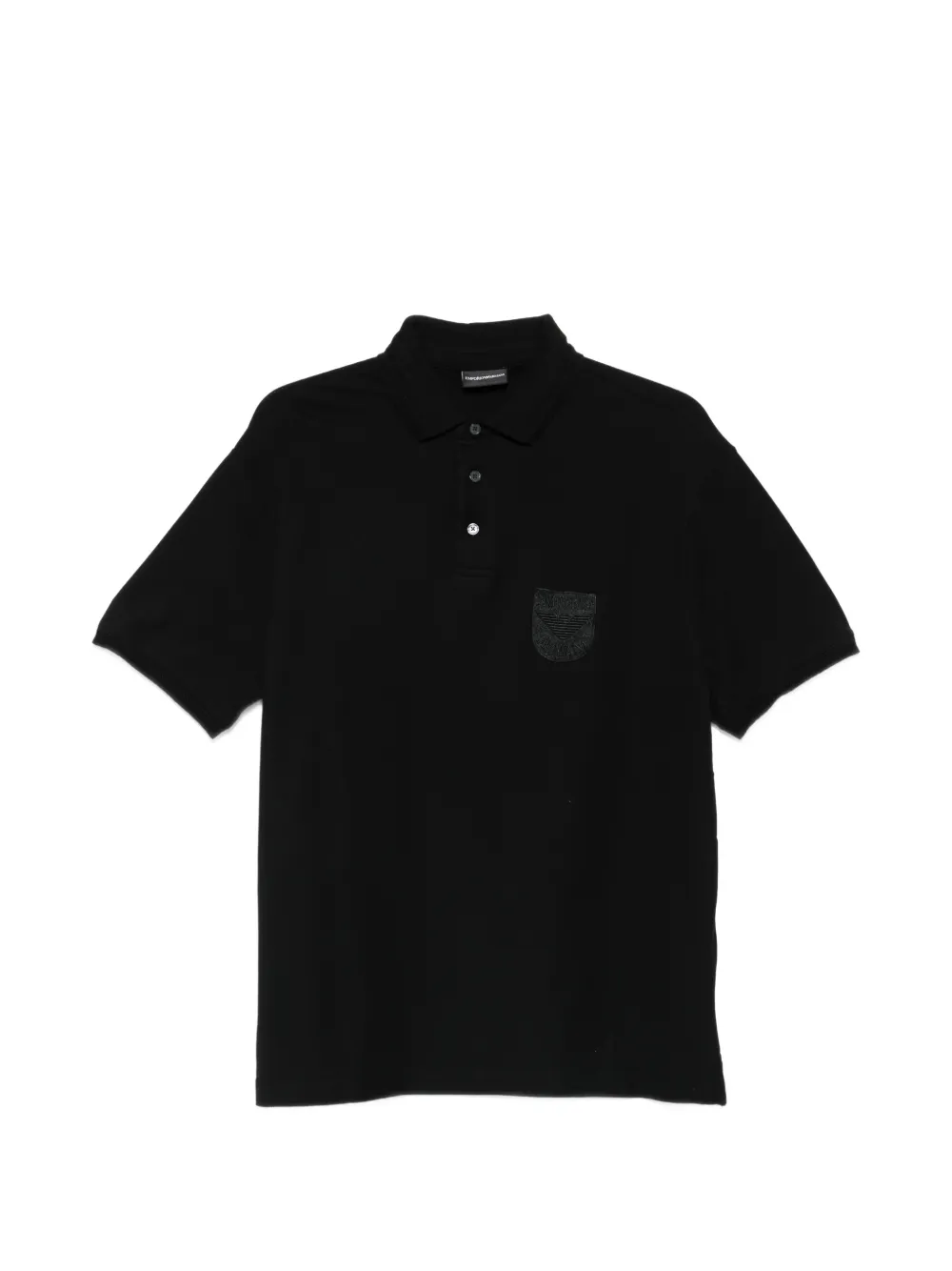 Emporio Armani short-sleeve polo shirt - Nero
