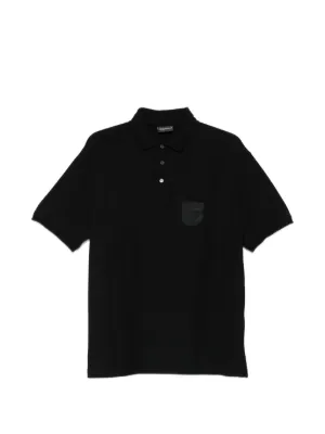 moose's mini polo ブラック Moose Knuckles Everett Polo Shirt | Black | FARFETCH