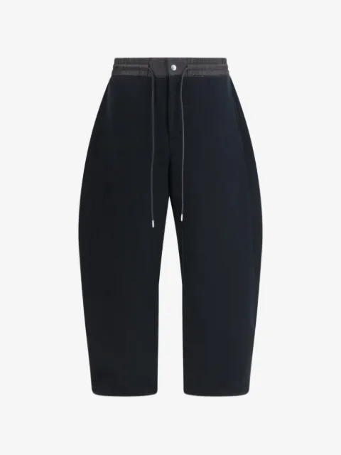 sacai pantalones con cordones en la pretina