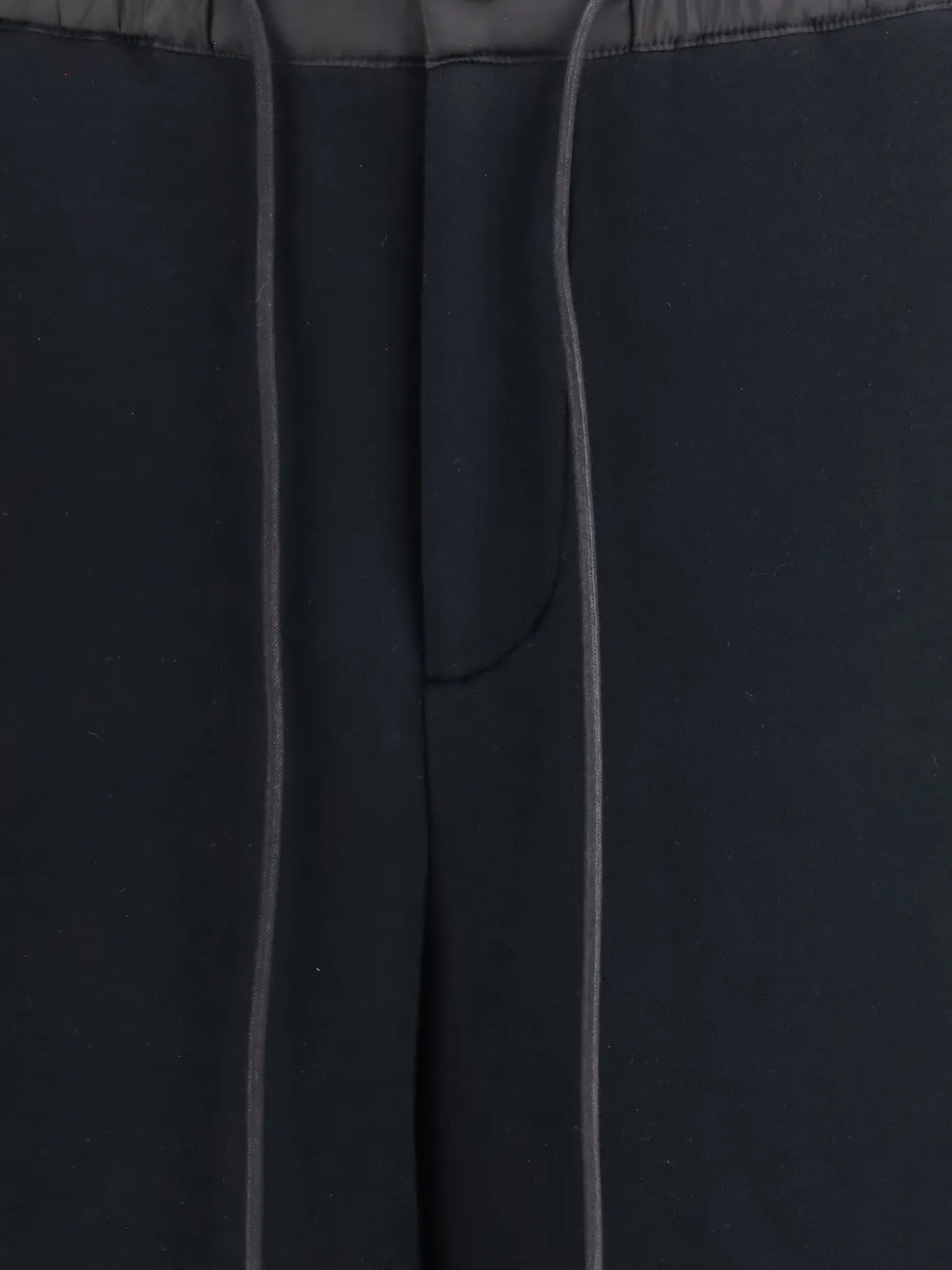 sacai Broek met trekkoord Blauw