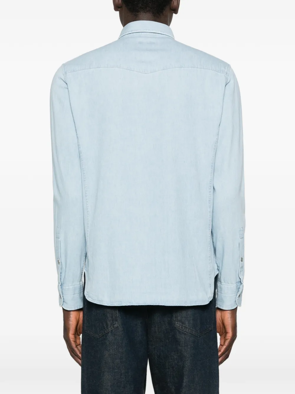 TOM FORD Denim overhemd Blauw